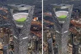 Səudiyyə Ərəbistanı  350 metr hündürlükdə asma stadion tikməyi planlaşdırır