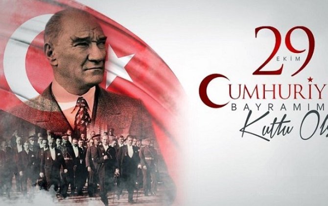 Türkiyə Cümhuriyyətin 102-ci ildönümünü qeyd edir