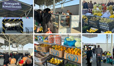 Ağdamın Kəngərli kəndində bazarın açılışı olub, Zəfər yarmarkası keçirilib