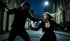 Birminhemdə qaradərili kişi ağdərili qadına bıçaqla hücum edib