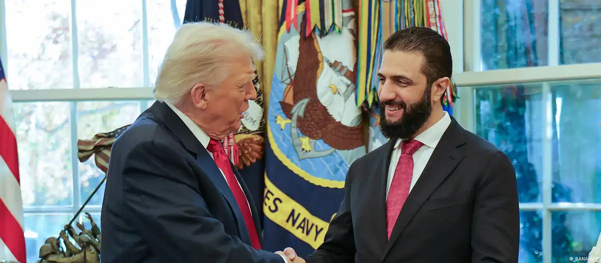 Tramp Ağ Evdə Suriyanın müvəqqəti prezidentini qəbul edib