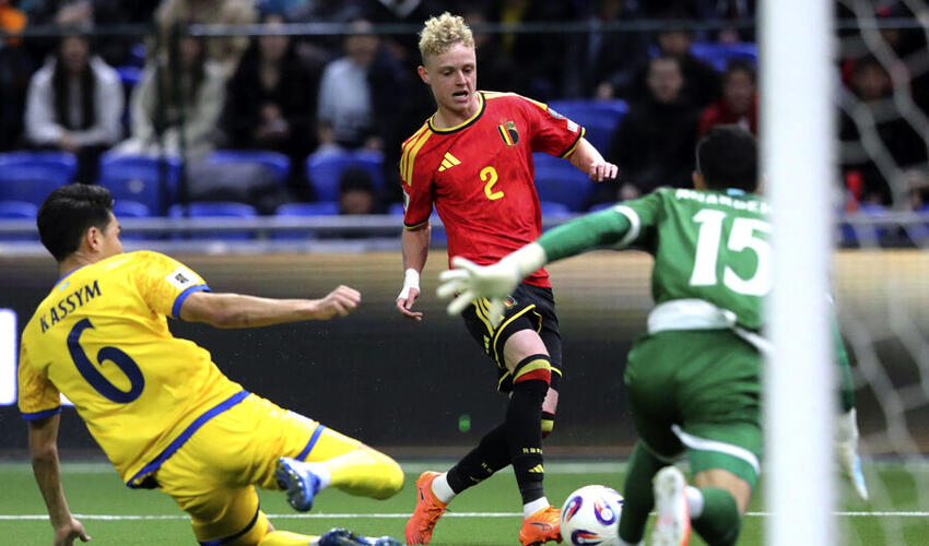 Belçika 2026-cı il Dünya Kuboku seçmə mərhələsində Qazaxıstanla sensasiyalı heç-heçə etdi