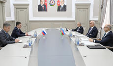 Baş nazirin müavini Şahin Mustafayev Rusiya hökuməti sədrinin müavini Aleksandr Novak ilə görüşüb