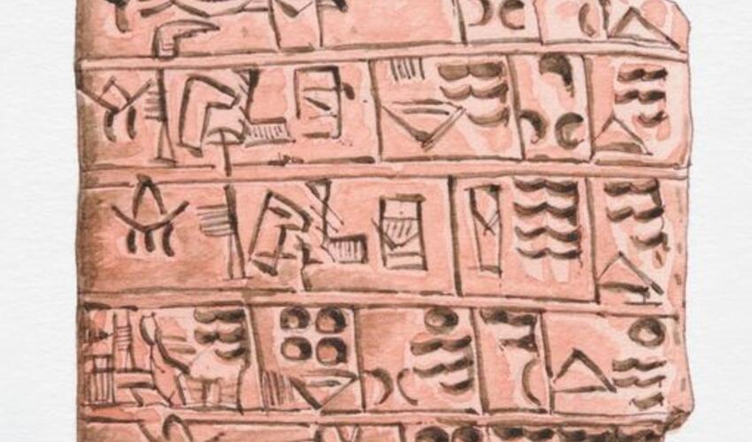 Borçalıda arxeoloqlar naməlum simvollu qədim lövhə aşkar ediblər