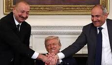 Tramp Nobel Sülh Mükafatına namizəd göstərildiyinə görə Əliyev və Paşinyana təşəkkür etdi