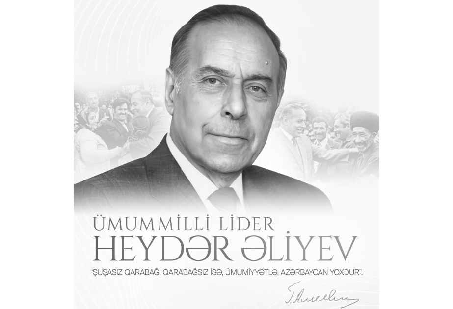Prezident İlham Əliyev Ulu Öndər Heydər Əliyevlə bağlı paylaşım edib