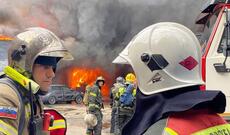 Budyonnovskda partlayışlar baş verib: Kimya zavodu yanır