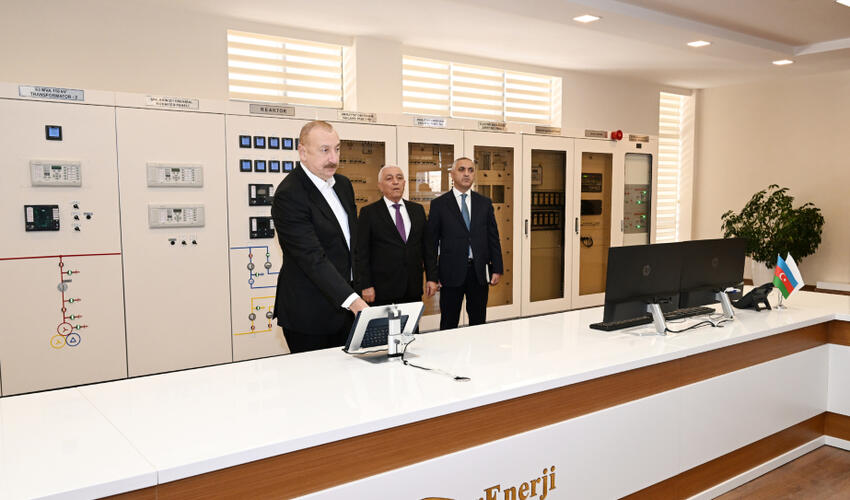 “Xankəndi-1” elektrik yarımstansiyası istismara verilib