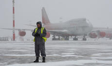 Moskva hava limanlarında əlverişsiz hava şəraiti səbəbindən yüzdən çox uçuş təxirə salınıb