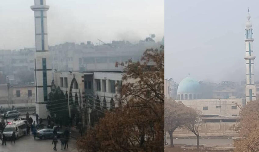 Suriyada məsciddə baş verən partlayışda beş nəfər həlak olub