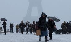 Avropada güclü qar həyatı iflic edib