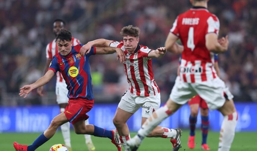 "Barselona" "Atletik"i 5:0 hesabı ilə məğlub edib və İspaniya Superkubokunun finalına vəsiqə qazanıb