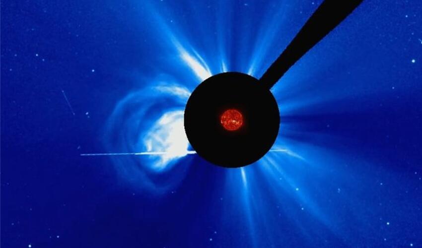 Günəşdə böyük aktiv mərkəz Yerə tərəf fırlanır