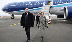 Prezident İlham Əliyev Ümumdünya İqtisadi Forumunun illik toplantısında iştirak etmək üçün İsveçrəyə səfərə gəlib