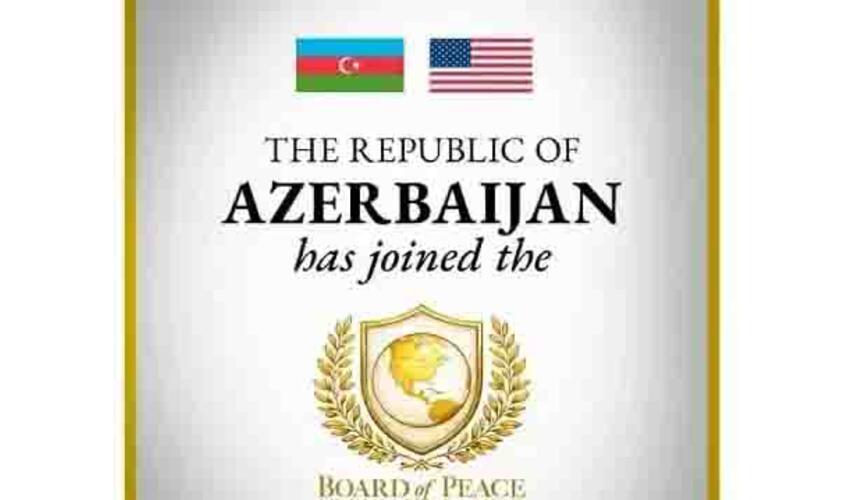 "Sülh Şurası" Azərbaycanı təsisçi üzv kimi salamlayıb