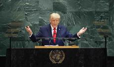 Tramp BMT-yə üzvlük haqqını ödəməyən ölkələrə zəng edə biləcəyini və onlar "bir neçə dəqiqə ərzində çek göndərəcəklərini" söyləyib