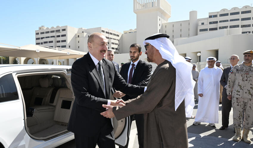 Azərbaycanın və Birləşmiş Ərəb Əmirliklərinin prezidentləri Əbu-Dabidə “Sülh Qalxanı – 2026” birgə əməliyyat-taktiki təlimini izləyiblər
