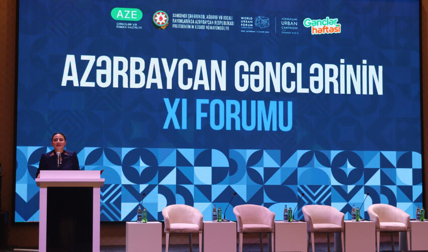 Xankəndidə Gənclərin XI Forumu keçirilib