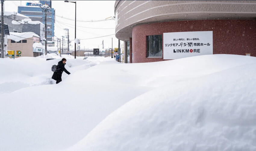 Güclü qar yağması nəticəsində  Yaponiyada ölənlərin sayı 30-a çatıb