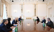 Prezident İlham Əliyev ABŞ-ın Əsas Amerika Yəhudi Təşkilatlarının Prezidentləri Konfransının nümayəndə heyətini qəbul edib