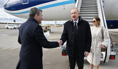 Prezident İlham Əliyev Almaniyaya səfərə gəlib