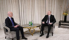 Prezident İlham Əliyev Münxendə “France 24” telekanalına müsahibə verib