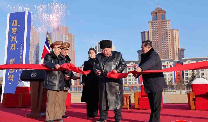 Pxenyanda Kursk vilayətindəki döyüşlərdə həlak olmuş Şimali Koreya hərbçilərinin şərəfinə küçə açılıb