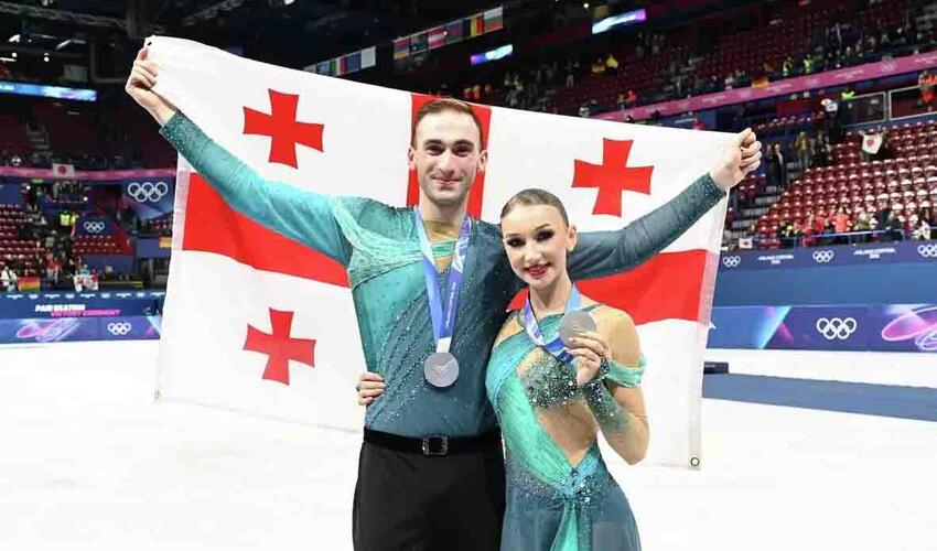 Gürcüstan qış Olimpiya oyunlarında ilk medalını qazanıb