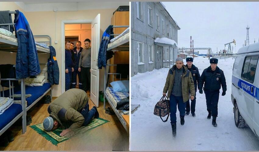 Özbəkistanlı namaz qıldığı üçün Rusiyadan deportasiya edildi