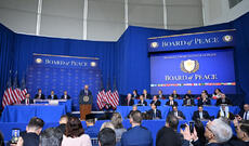 Prezident İlham Əliyev Vaşinqtonda Sülh Şurasının ilk iclasında iştirak edir