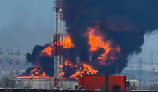 Tatarıstanda neft nasos stansiyası dron hücumundan sonra yanğına məruz qalıb-Video