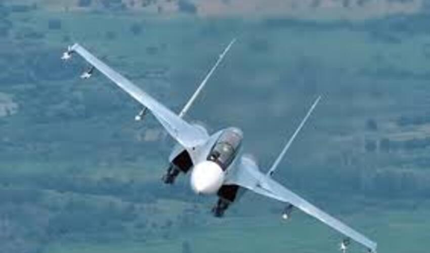 Qazaxıstanda Su-30SM qırıcı təyyarəsi qəzaya uğrayıb