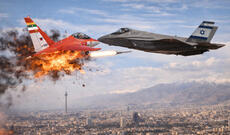 İsrailin F-35 təyyarəsi Tehran üzərində İranın Yak-130 təyyarəsini vurub