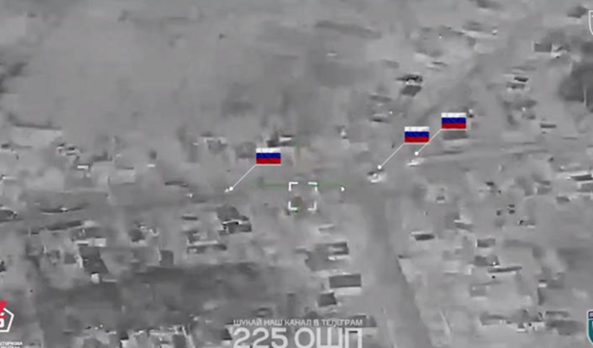 Ukrayna Silahlı Qüvvələri Qulyaypoledə  Rusiyanın hərbi maşın karvanını məhv edib