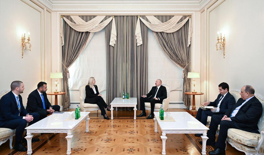 Prezident İlham Əliyev Bosniya və Herseqovina Rəyasət Heyətinin üzvü ilə görüşüb