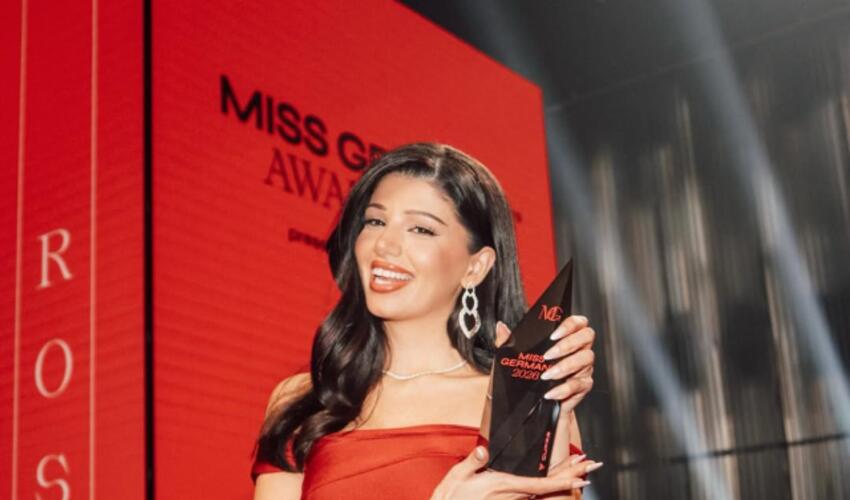 Suriyalı  Dua Faris Almaniyanın gözəllik kraliçası tacına layiq görülüb