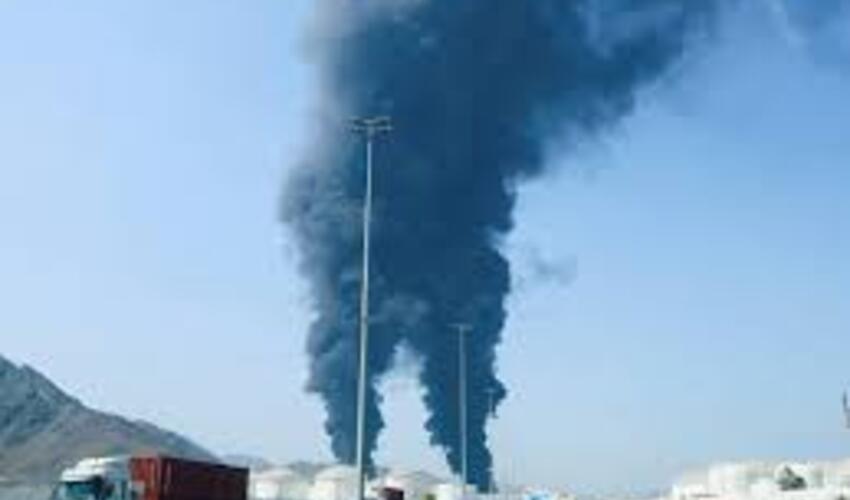 BƏƏ-nin Fujayra neft limanı yenidən fəaliyyətini dayandırıb