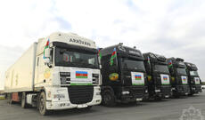 Azərbaycan Prezidentinin tapşırığı ilə İrana növbəti humanitar yardım yola salınıb