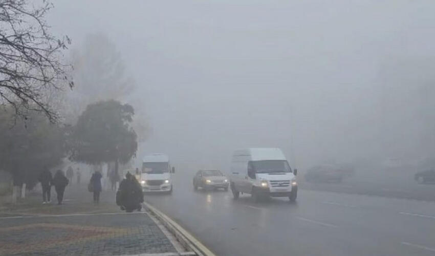 Sabah bəzi yerlərdə az çiskin və yağıntı olacaq, arabir duman müşahidə ediləcək