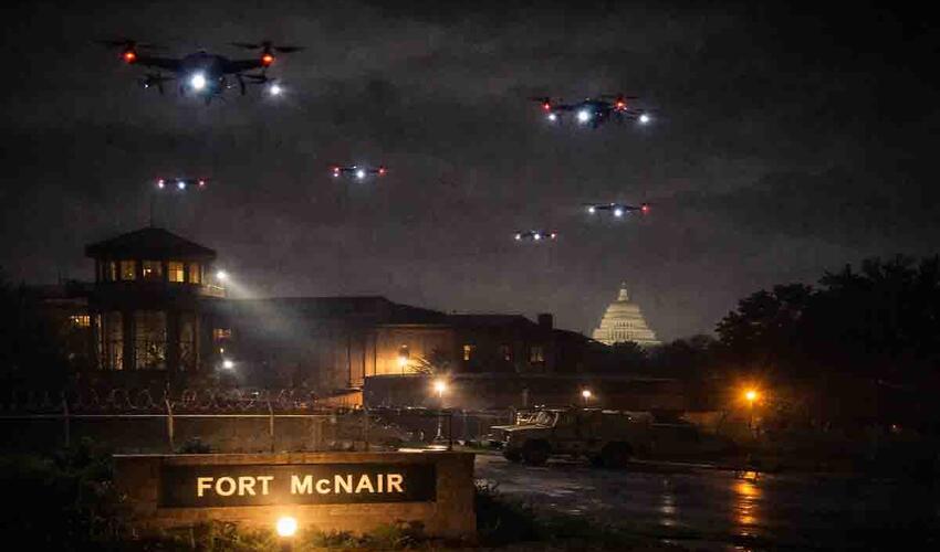 ABŞ dövlət katibi Rubio və müdafiə naziri Hegsetin yaşadığı hərbi bazanın üzərində naməlum dronlar görünüb