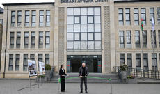 Prezident İlham Əliyev Şamaxı Avropa liseyinin yeni binasının açılışında iştirak edib