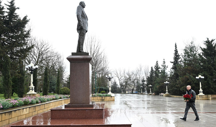 Prezident İlham Əliyev Şamaxı rayonuna səfər edib