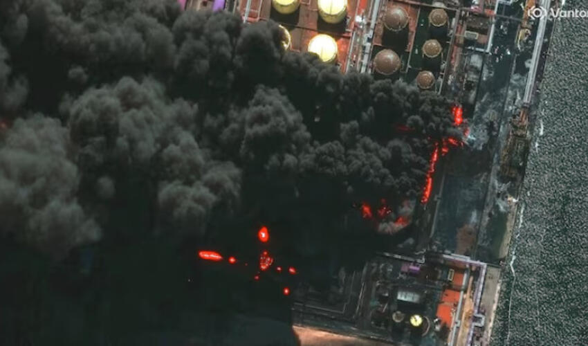 Ukrayna dronları Rusiyanın Ust-Luqa limanına 10 gün ərzində beşinci dəfə hücum edərək neft tutumunun 40%-ni dayandırdı