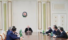 Prezident İlham Əliyev Türk Dövlətləri Təşkilatına üzv dövlətlərin hökumət başçılarının görüşünün iştirakçılarını qəbul edib