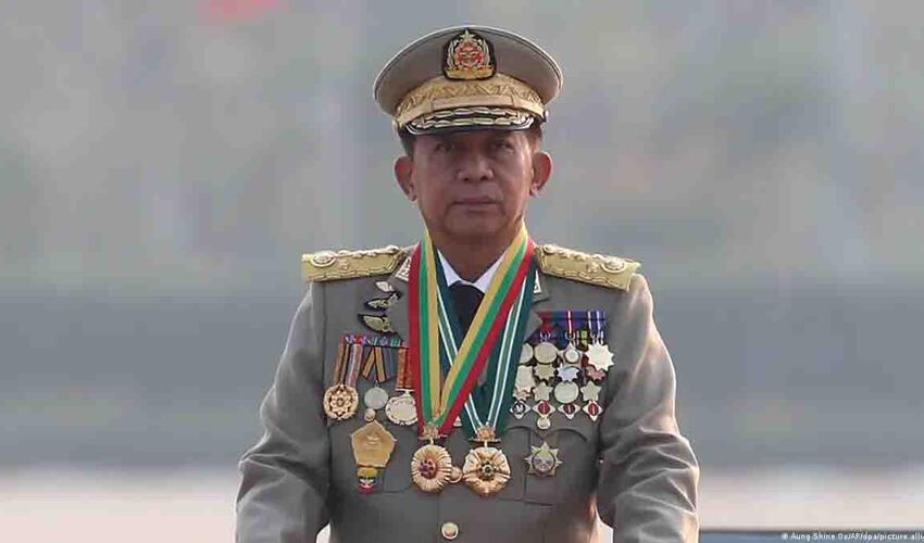 Myanmada hərbi xuntanın rəhbəri prezident seçilib