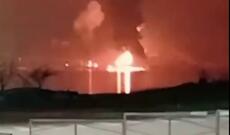 Novorossiysk limanı pilotsuz təyyarə hücumu səbəbindən yenidən yanğına məruz qalıb