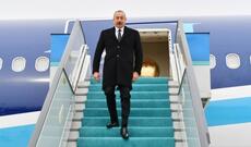 Prezident İlham Əliyev Gürcüstana dövlət səfərinə gəlib
