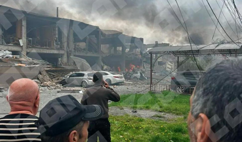 Rusiyada pirotexnika anbarı partlayıb, bir neçə nəfər yaralanıb