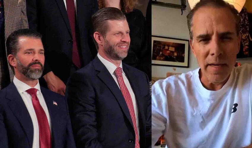 Hanter Bayden Trampın uşaqlarını qəfəs döyüşünə dəvət edib