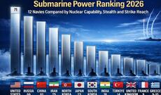 2026-cı il qlobal sualtı qayıq gücü reytinqi məlum olub